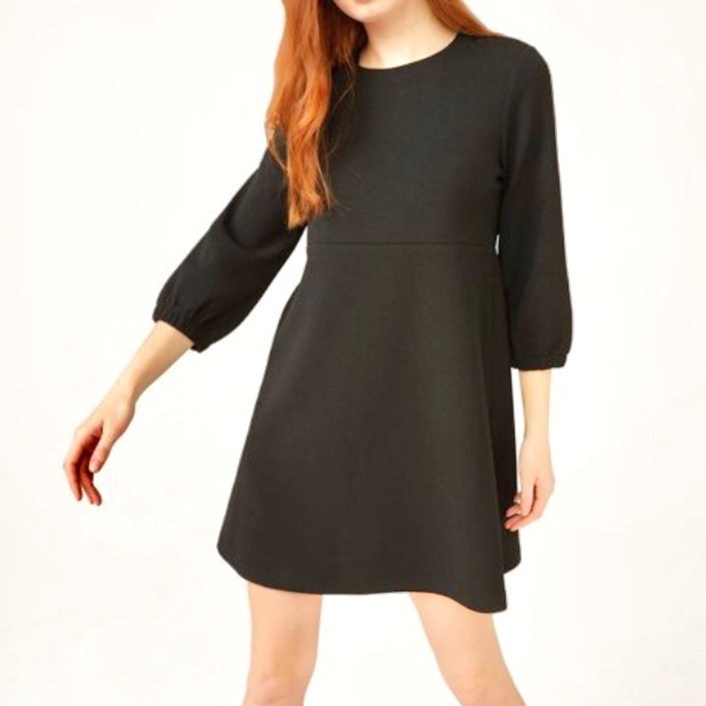 Free Assembly Swing Dress with 3/4 Sleeves, NWT